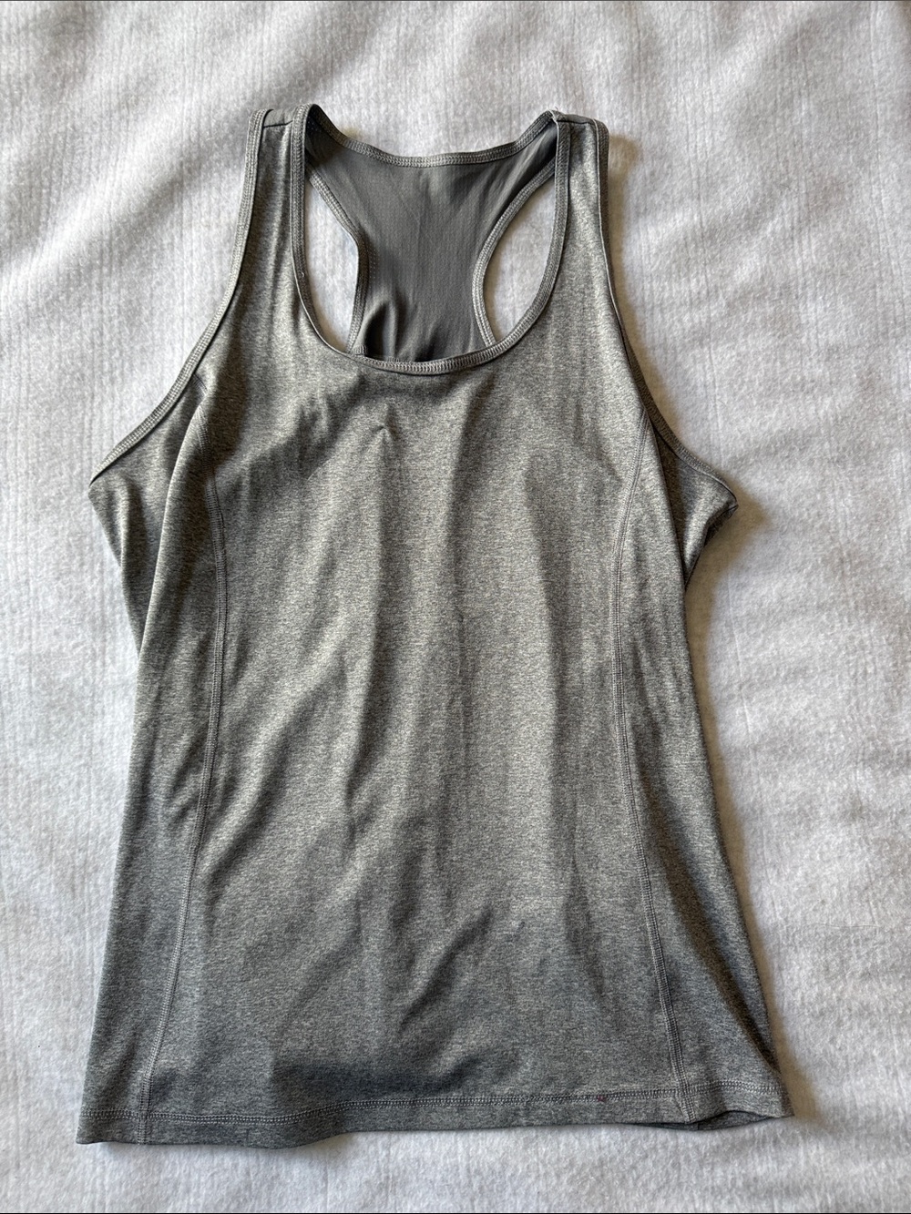 Danskin Gray Racerback Performance Tank - Picture 1 of 3